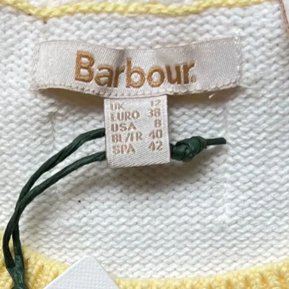 NEW Anthropology Barbour Knit Vest, Jumper Sweater, Sz US 8 - Picture 15 of 15